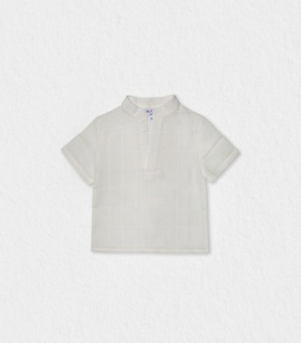 Stylish baby boy linen shirt for summer wear