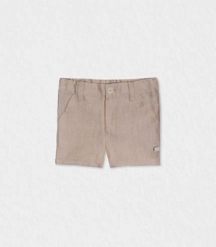 Baby boy linen shorts, lightweight and breathable, perfect for keeping your little one stylish and comfortable in summer.