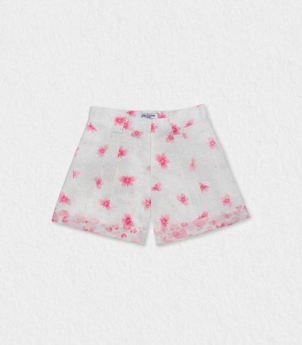Perfect for special events, these kids luxury girls shorts feature a tailored fit and designer jacquard fabric.