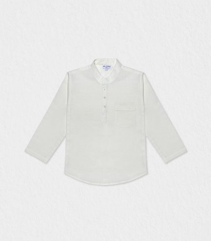 Baby boy linen shirt for summer elegance