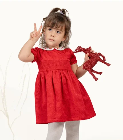 smocked baby dress