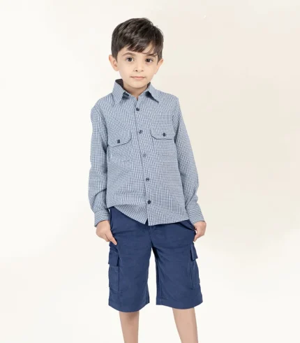 boys white corduroy shorts