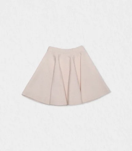 Charming girls flared skirt with soft pleats for everyday elegance